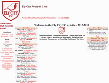 Tablet Screenshot of elycityfc.com